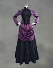 Ladies Victorian Bustle Day Costume Size 14 - 16
